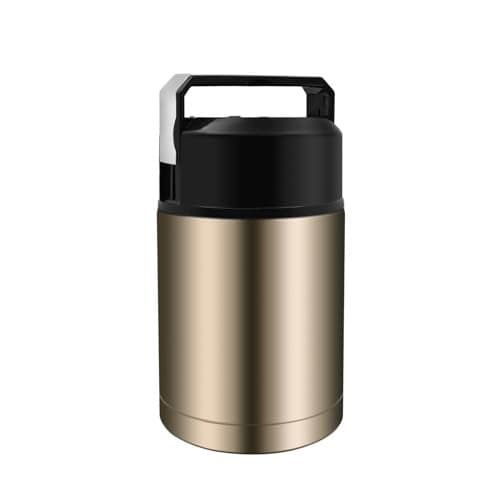 Zalaxt 35oz Soup Thermos Stainless Steel Thermos for Hot Food Wide Mouth Food Thermos Jar Insulated Lunch Container Leak Proof Vacuum Thermal Flaskgold