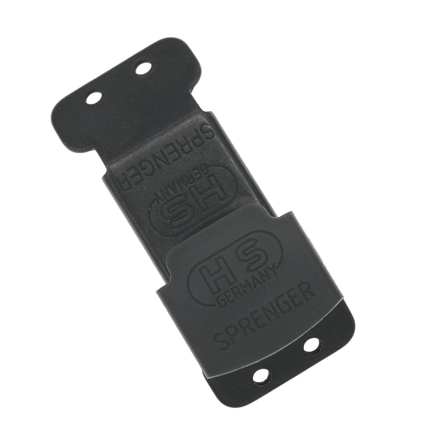 Herm Sprenger Black Stainless Steel ClicLock Buckle Quick Release Fastener for Dog Training Prong Collar for Small Medium Large Dogs Made in Germany (2.25mm)