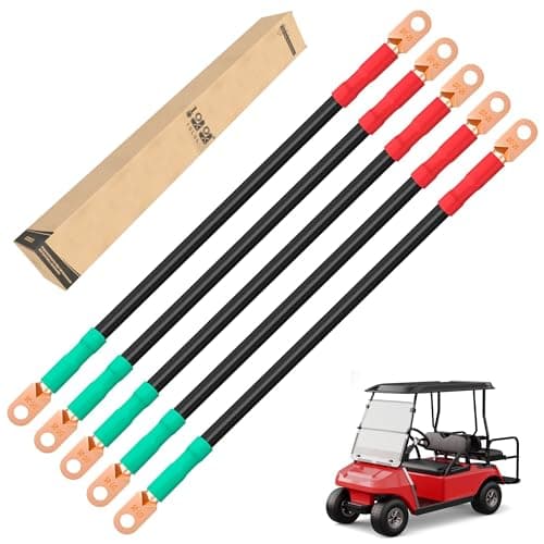 9.99WORLD MALL Golf Cart Battery Cable Set (Club Car DS)