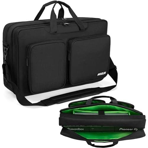 AKOZLIN Multilayer Controller Gig Bag Padded Mixer Carry Case Fit For Pioneer DDJ FLX4 DJ Lite SB 2 3 SB2 SB3 DJ 400 RB Controller Travel Bag