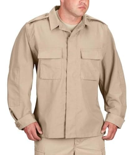 Propper Men's BDU Shirt Sleeve, Khaki, XX-Large Long