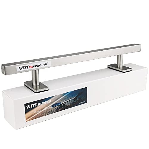 WDTMEEZU Fingerboard Flat Rail Professional Prop for Finger Skateboard Made of Metal 10 Long