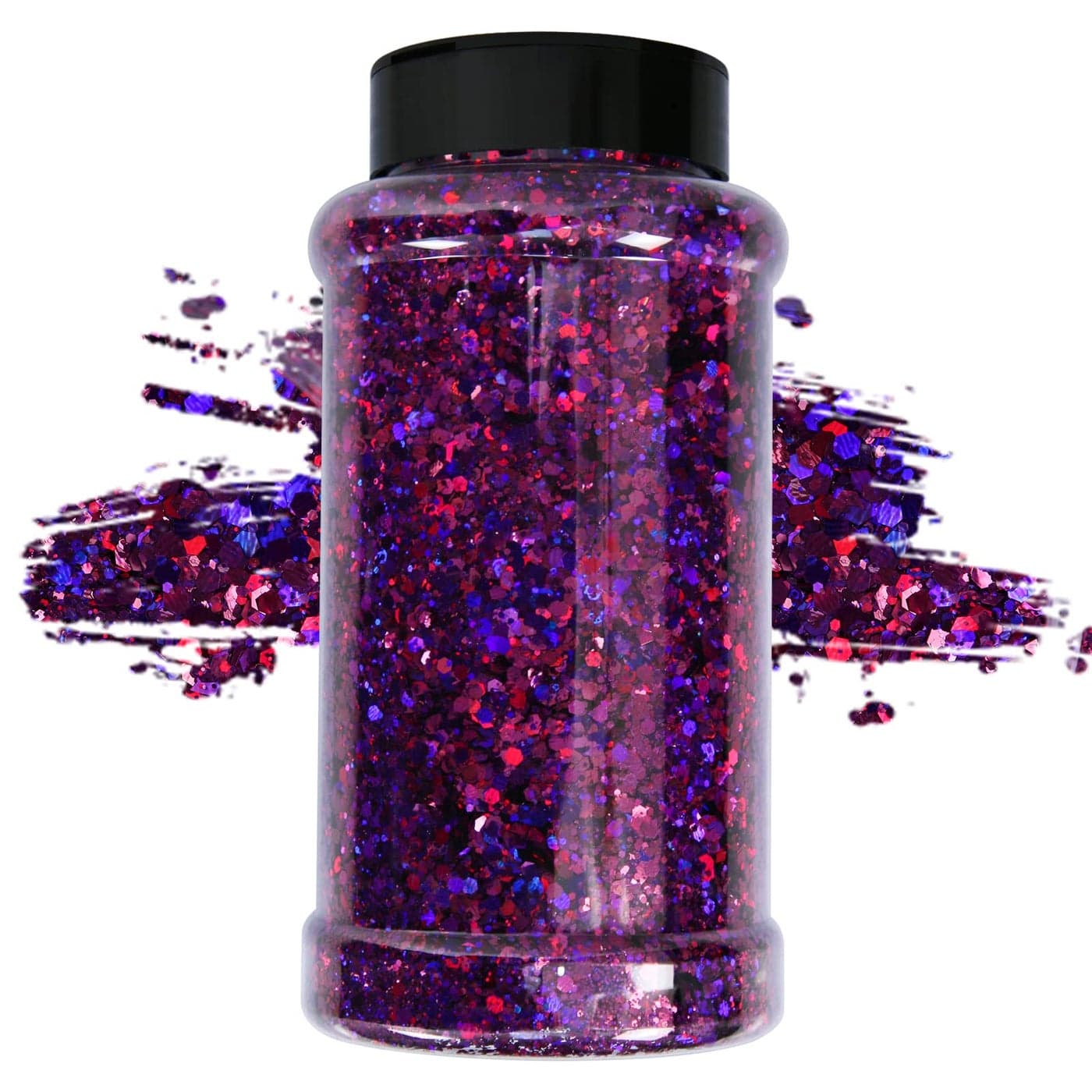 TORC 1 Pound Grape Purple Holographic Glitter 16 oz Mix Chunky Glitter Bulk for Resin Craft Cosmetic Art Festival Decoration