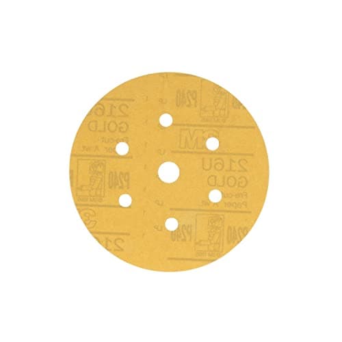 3M Hookit Gold Disc 216U, 00916, 3 in, P220 Grade, 50 Discs, Automotive Abrasive Discs