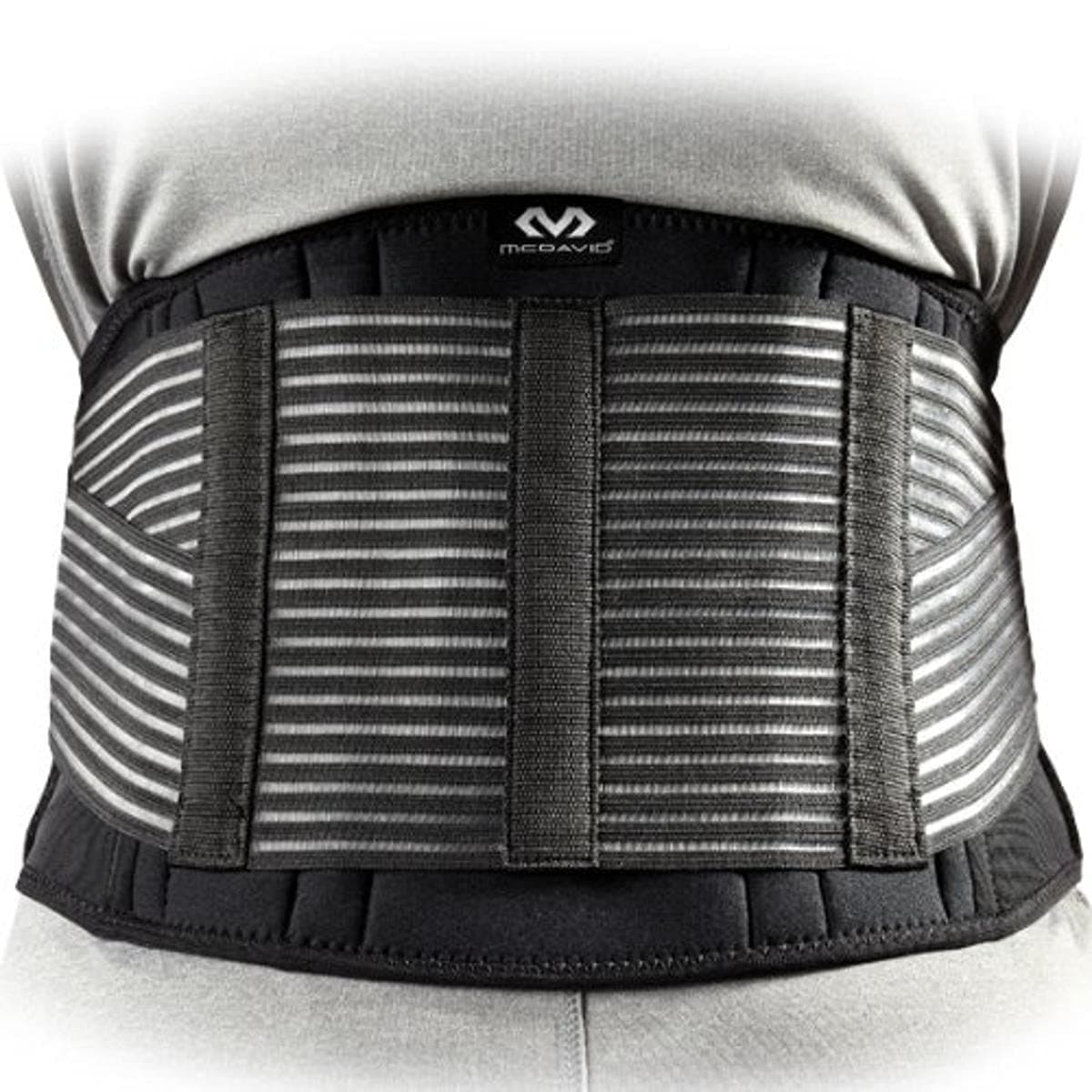 McDavid Back Support (Black, Large)