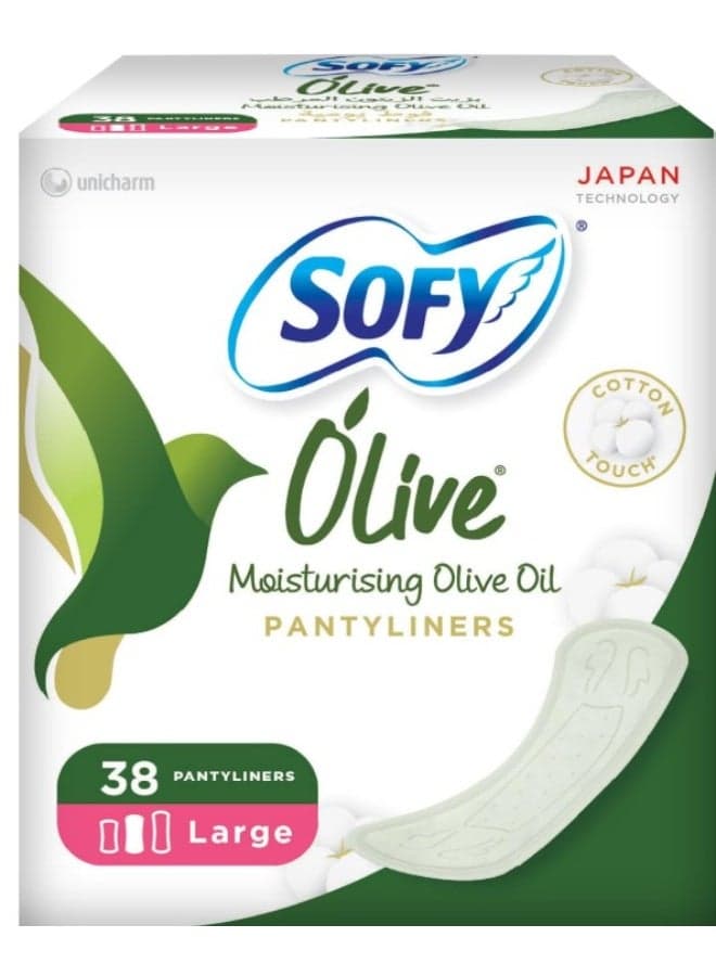 Sofy Olive Pantyliner Large 175mm 38 Pcs