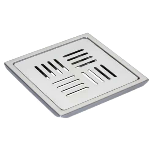 ZAP Stainless Steel Anti Foul Floor Water Drain Grating Bathroom Floor Drainer/Jali (GT-202, 4X4 Inch)