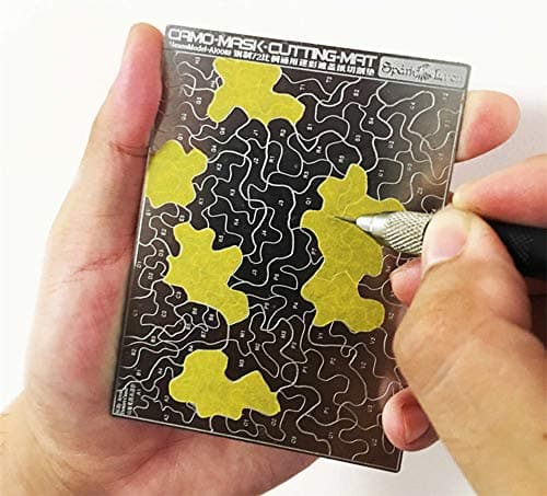 Hobby Tools for Scale Model Military Tank Figure Camouflage Cover Paper Masking Tape Stencil Cutting mat Cutting pad AJ0088