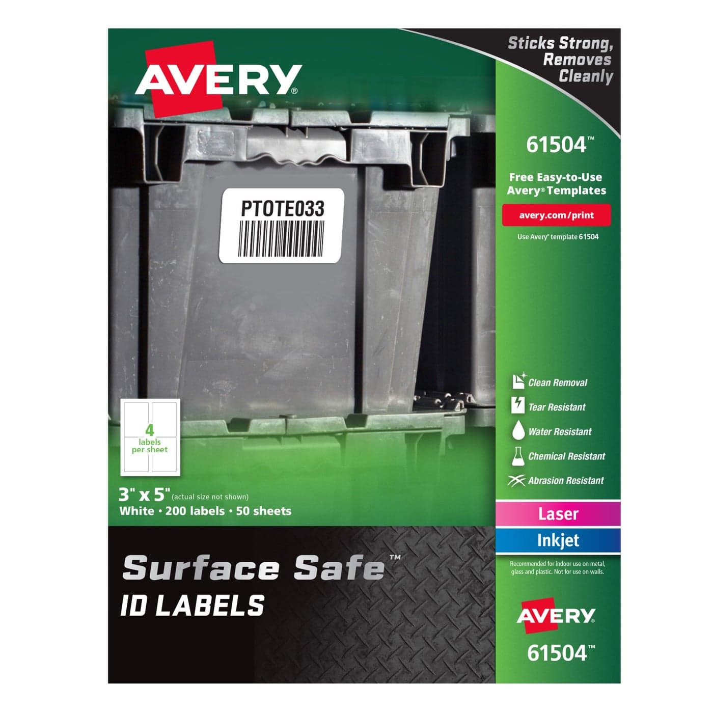 Avery Durable Labels Label 3 x 5 61504
