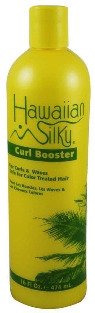 HAWAIIAN SILKY CURL BOOSTER FOR CURLS WAVES SAFE FOR COLOR TREATED HAIR 16OZ