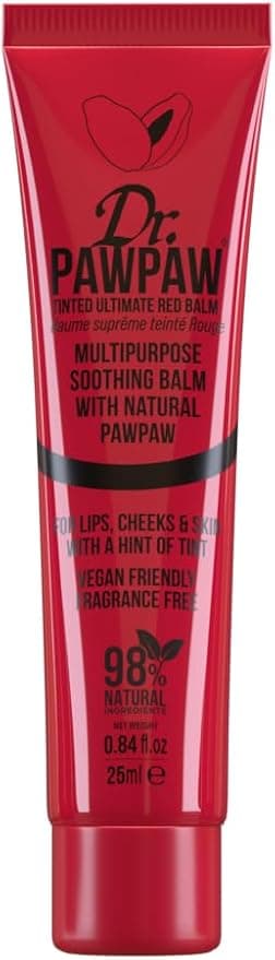 DrPAWPAW Overnight Lip Mask MultiPurpose Balm Natural Pawpaw Peptides Smooth Skin Cracked Lips Vegan Ethical Beauty Fregrance Free 25 ml