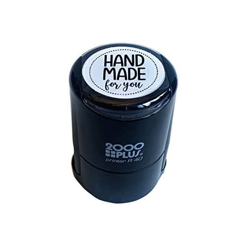 Handmade for You Stamp 2000 Plus Self Inking DIY Homemade Craft Stamper 1 916 Small Black Imprint Art Fair Small BusinessMade in The USA