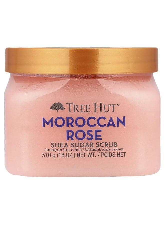 Tree Hut, Shea Sugar Scrub, Moroccan Rose, 18 oz (510 g)