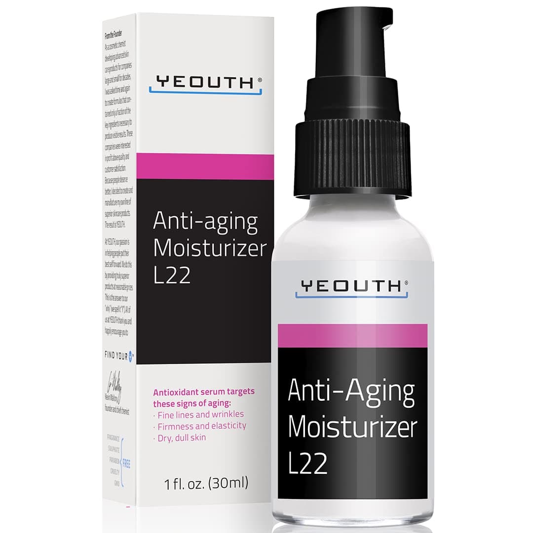 YEOUTH Anti Aging Face Moisturizer for Women Men with Jojoba Shea Butter Hydrating Facial Cream Promoting Firmer Look Smoothing The Skin 1oz