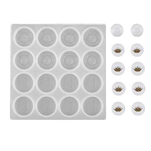 1Pc Checker Resin Mold for 3D Checker Game Pieces Making Epoxy Resin Casting Mold