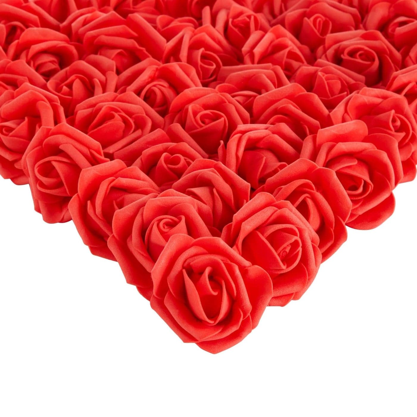 Bright Creations Red Roses Artificial Flowers for Decoration Stemless Fake Foam Rose Heads for Bridal Shower Wedding 2 Inches Pack of 200 Foam Flowers