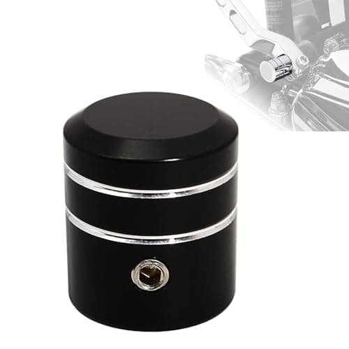 WOWTK Heel/Toe Shifter Shaft Cap Cover for Harley 1986-2017 FL Softail, 1988-2025 Touring Road King Road Glide Street Glide Electra Glide and 2008-later Trike Models,Black