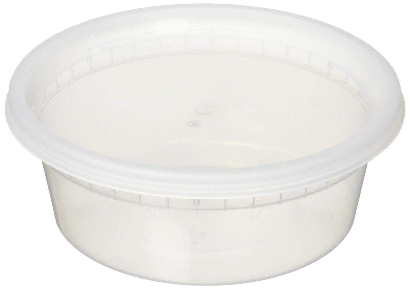 Reditainer Extreme Freeze Deli Food Containers with Lids 8Ounce 40Pack