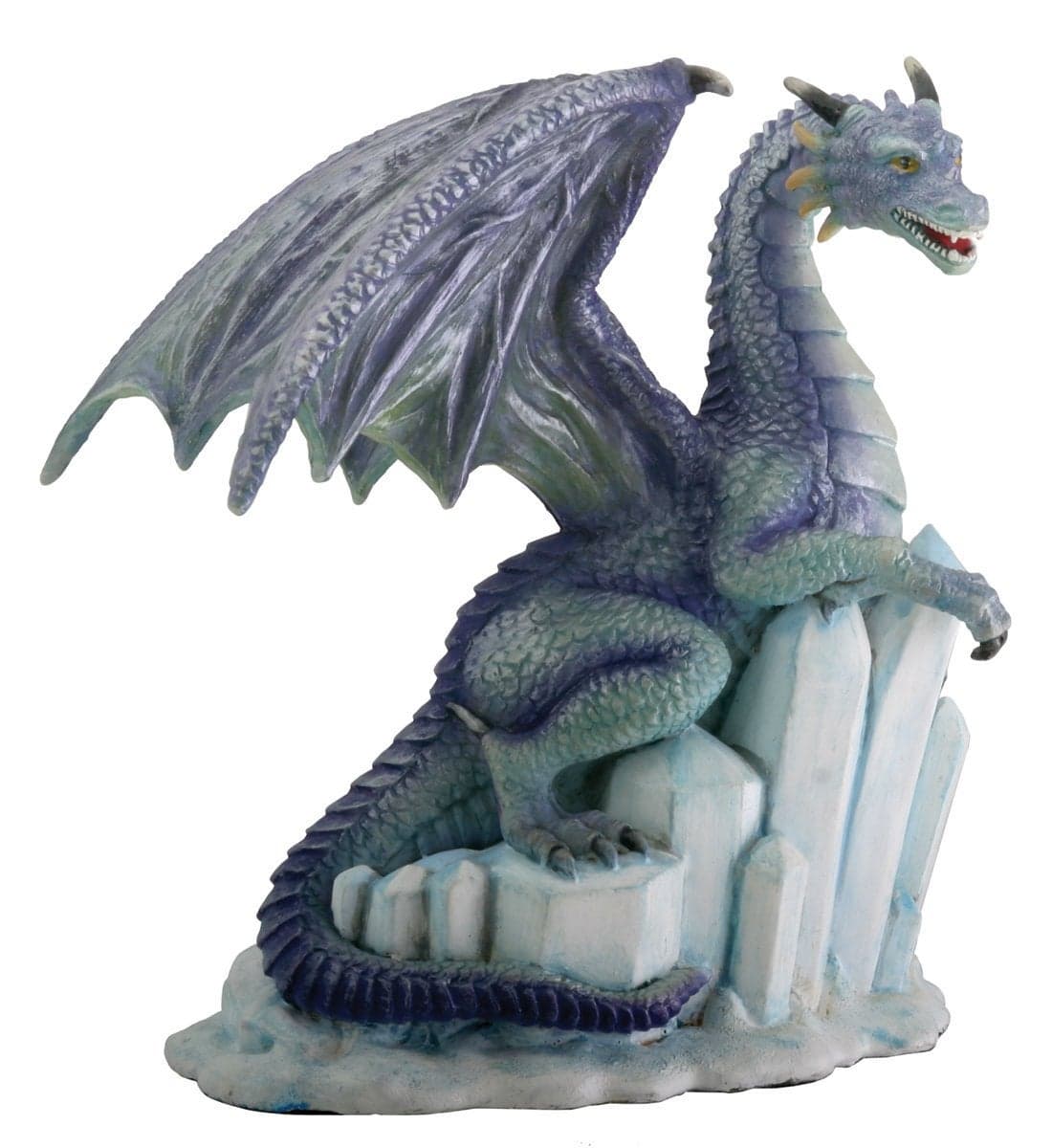 SUMMIT COLLECTION Winter Dragon on Ice Fantasy Figurine Decoration Decor Collectible
