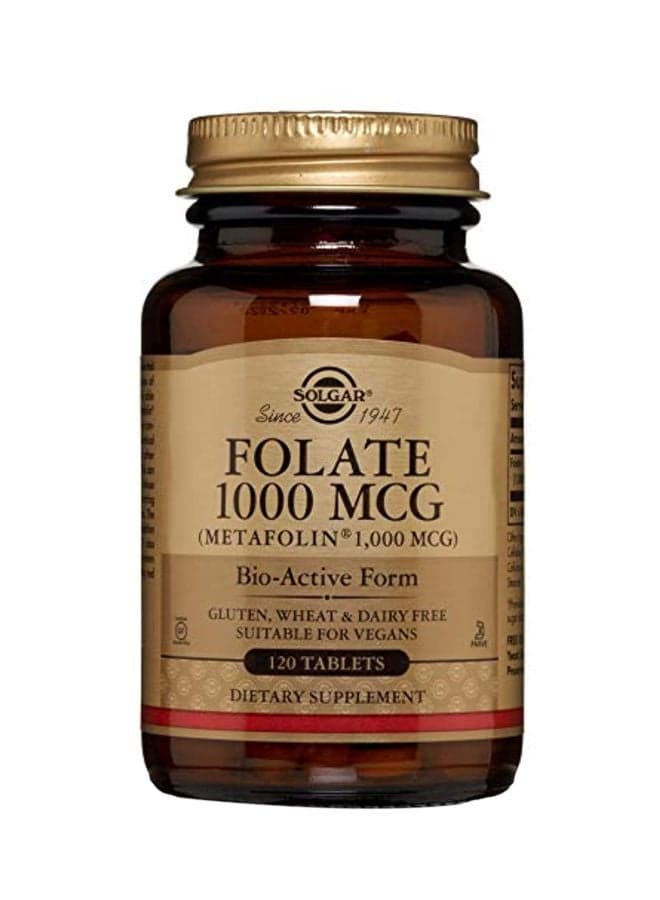 Folate Dietary Supplement 1000mcg - 120 Tablets