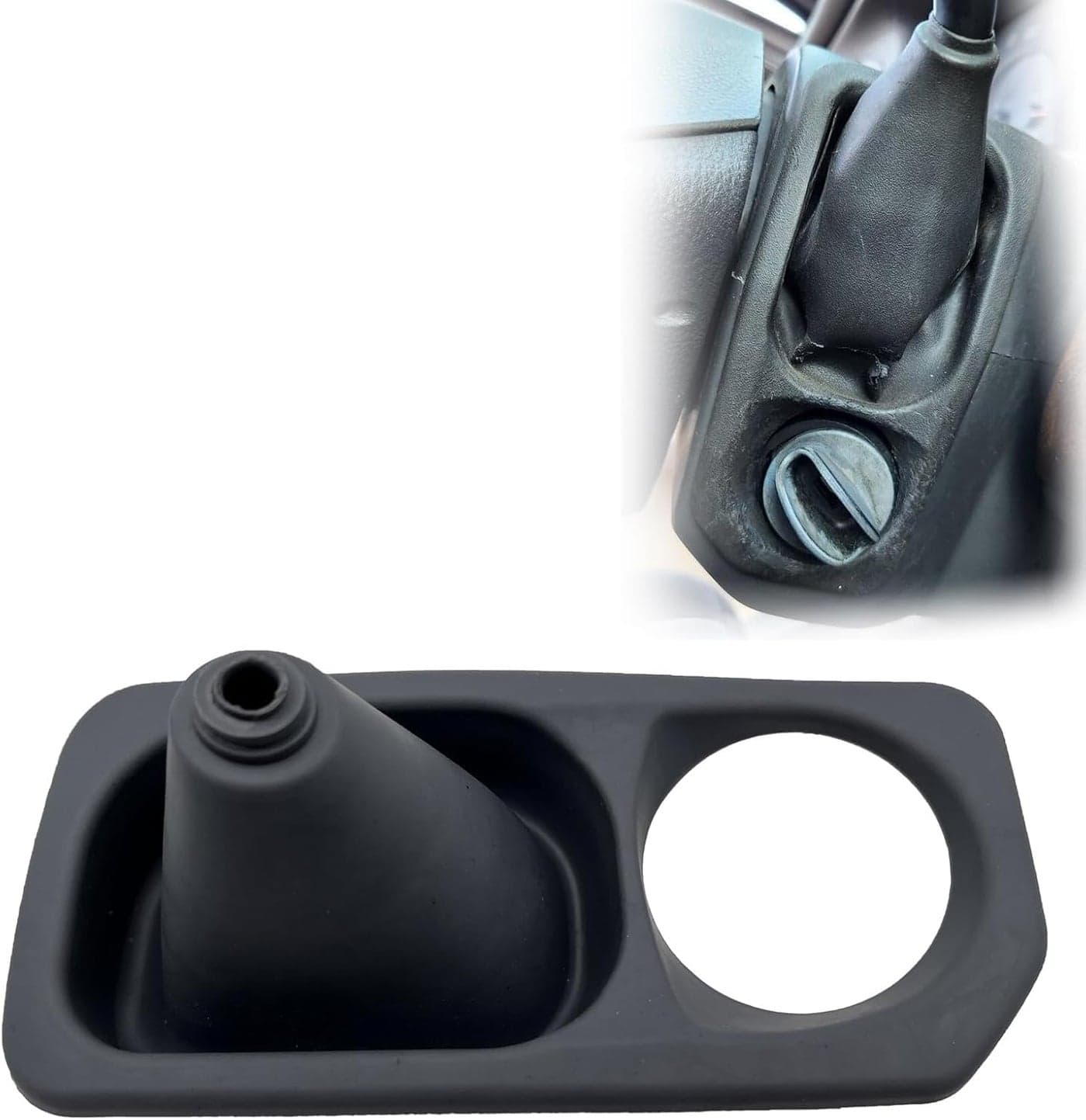 SPIEGEER Shift Boot 2005 2006 2007 2008 2009 2010 2011 2012 for Ford Crown Victoria Transmission Shifter Boot Cover for Mercury Grand Marquis Grey Color