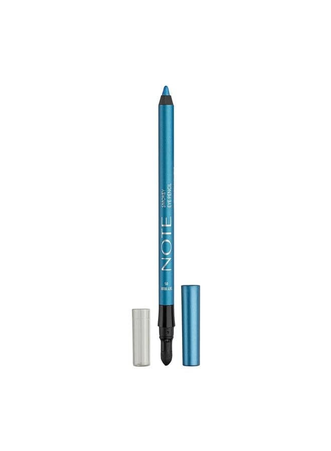 Cosmetique Smokey Eye Pencil - Waterproof Eyeliner Pencil - Smudge-Resistant Eye Liner Pencils with Foam Tip - 05 Sky Blue - 0.04 oz