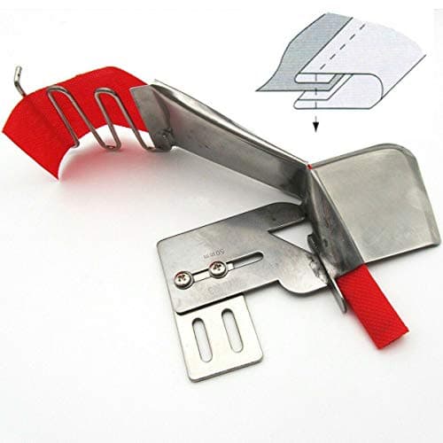 YICBOR Sewing Machine Double Fold Clean Finish Top Bottom Binding Binder Attachment 13412