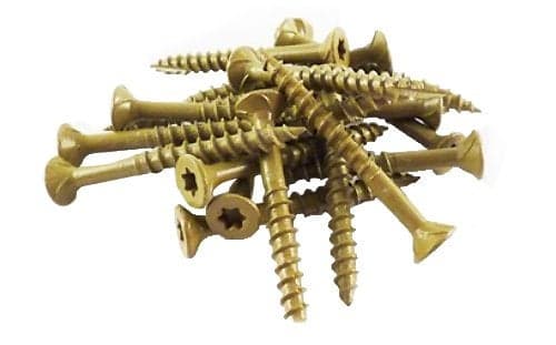 WoodPro Fasteners AP8X2-5 T20 5-Pound Net Weight 8 by 2-Inch All Purpose Wood Construction Screws, 800-Piece , Gold