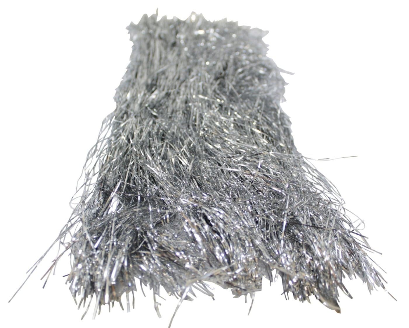 1000ct Silver Tinsel Icicle Strand Christmas Decorations 18"