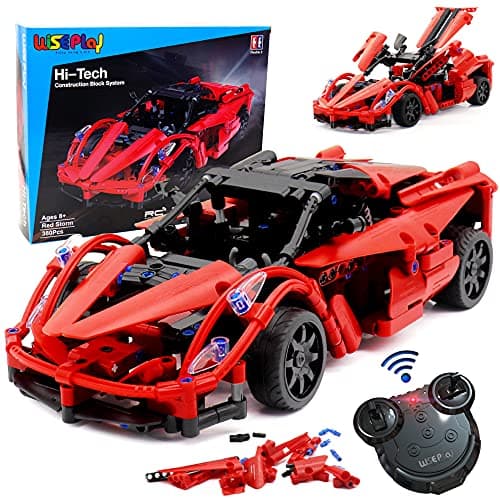 WISEPLAY Stem Projects for Kids Ages 812 Year 380PCS RC Car Kits to Build STEM Building Toys for Boys Age 812 Model Car Kits to Build for Kids 912 Great Building RC Gift for Your