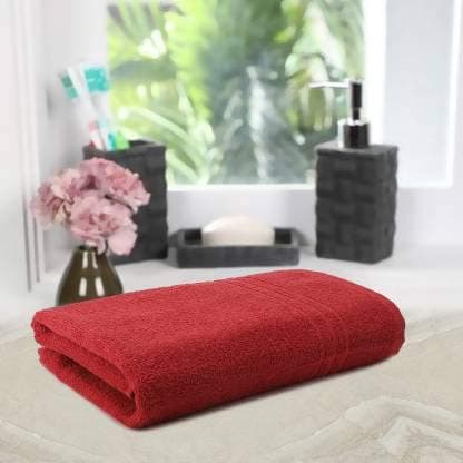 Lavish Street Towels Extra Large Bath Towel35 x 70 Inches Luxury Bath Sheet Red