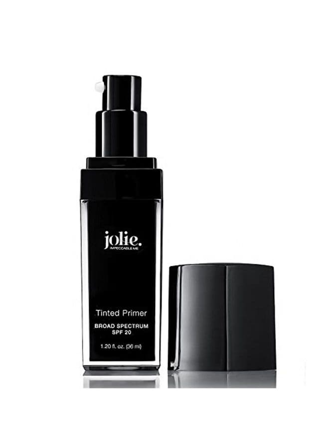 Jolie Tinted Foundation Face Primer SPF 20 Sunscreen, Subtle Radiance / Supreme Hydration - All Skin Types (Medium)