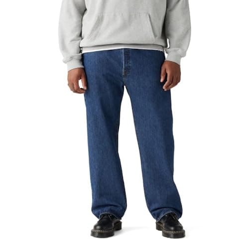 Levi's Men's 501 Original Fit Jeans (Also Available in Big & Tall), Dark Stonewash, 31W x 36L