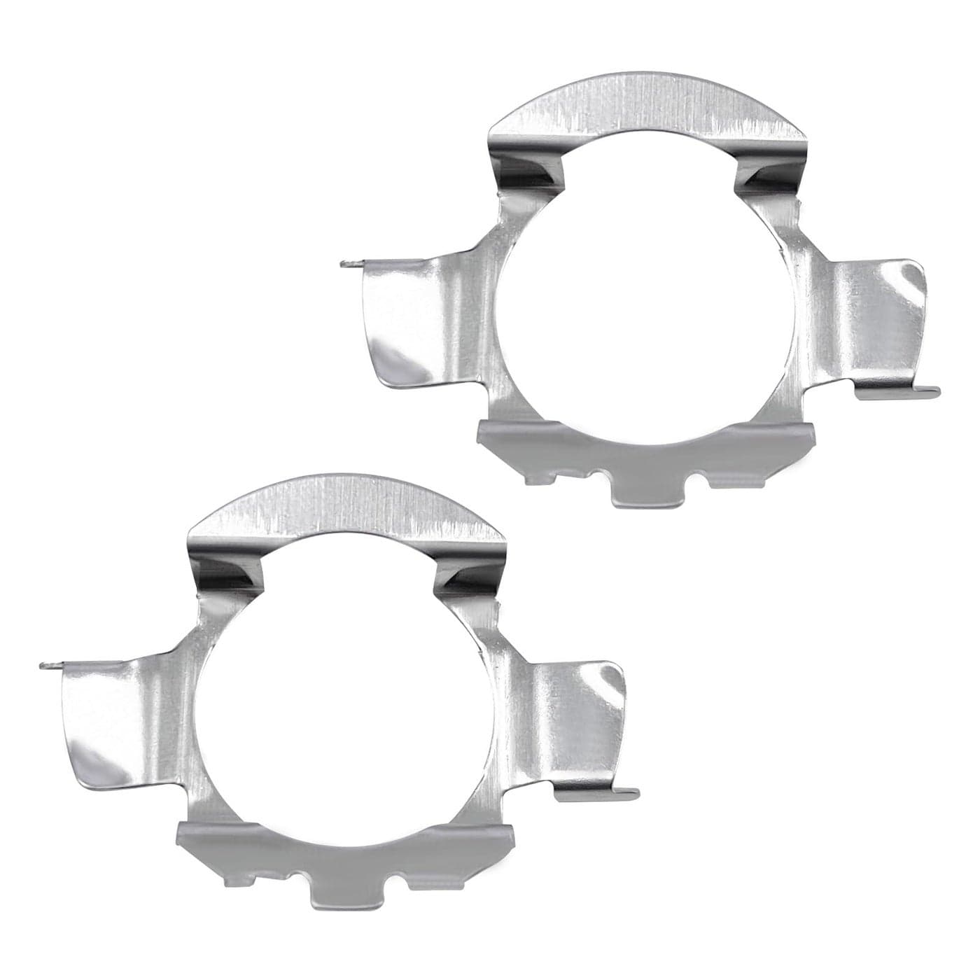 povtii 1 Pair Car H7 LED Headlight Bulb Adapter Auto H7 LED Headlamp Bulb Base Holder Socket Retainer H7 Adapter Holders Compatible with A3 A4 X5 EClass Regal Car Accessories