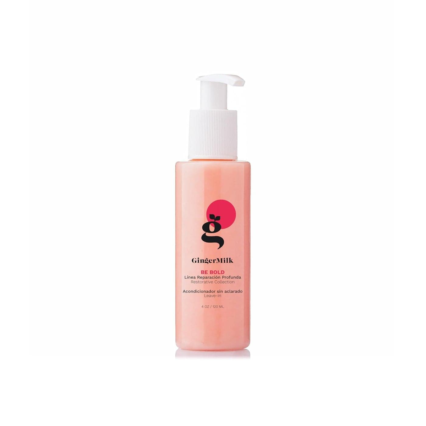 GINGER MILK styling cream for Intensive repair leavein for dry hair damaged by dyes chemical processes blow dryers and hot styling tools BE BOLD 4 fl oz