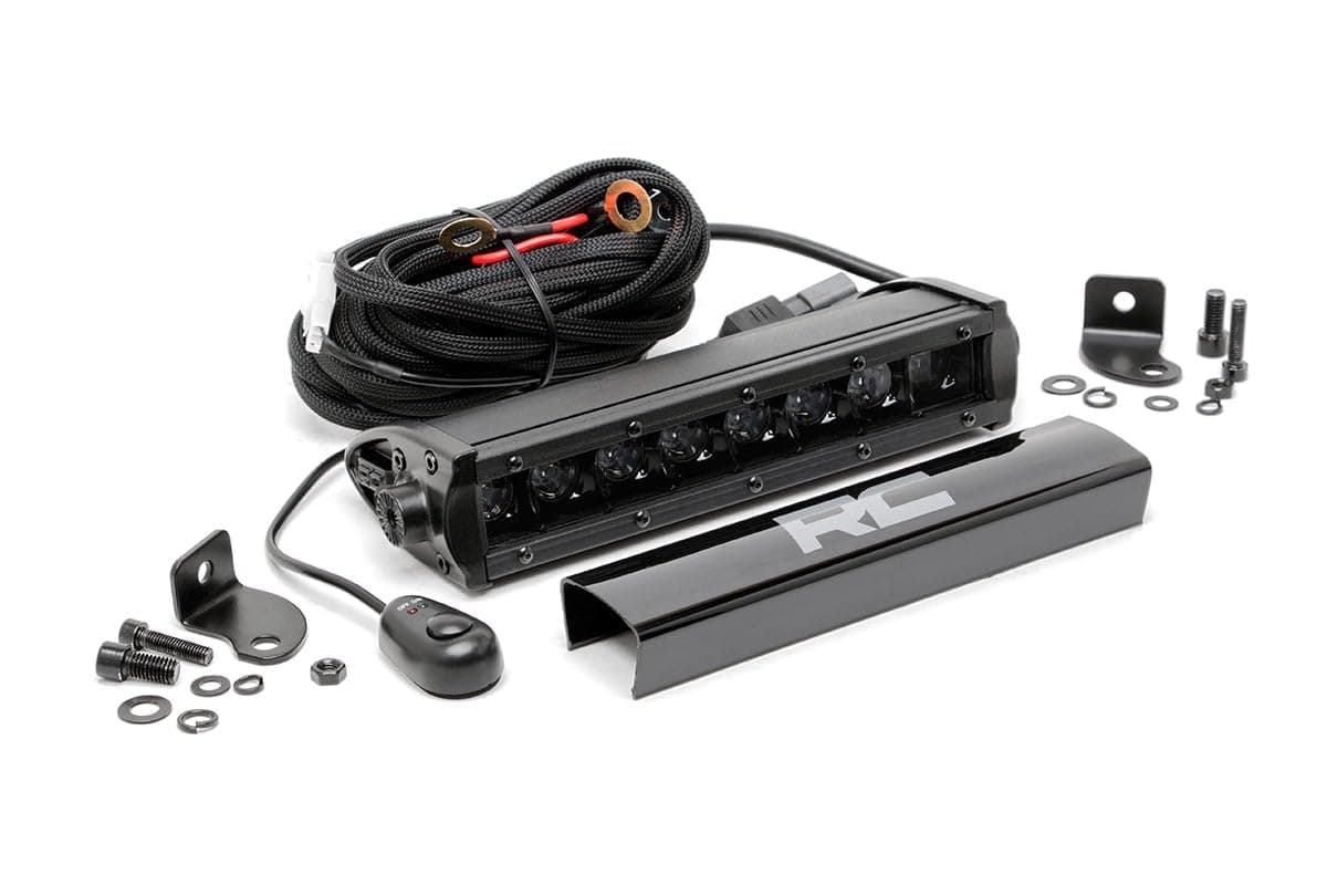 Rough Country 8 Black Series Single Row CREE LED Light Bar 70718BL