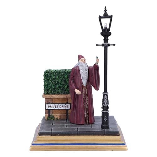 Nemesis Now Harry Potter Privet Drive Light Up Figurine 185cm Resin Official Harry Potter Merchandise Dumbledore Scene Lamp Dumbledore Figurine Cast in The Finest Resin Expertly HandPainted