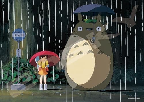 ensky My Neighbor Totoro Rainy Bus Stop Studio Ghibli via Bandai Official Merchandise 108 Piece Jigsaw Puzzle