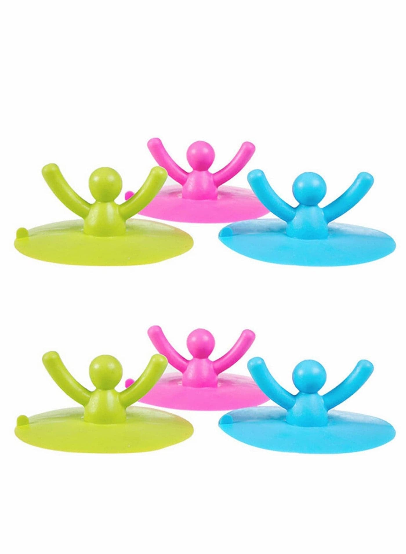 Rubber Sink Stopper Bath Tub Drain Plug Cover Bathtub Universal, Shower, Wash Basin, Bathroom and Laundries (6 Pcs)