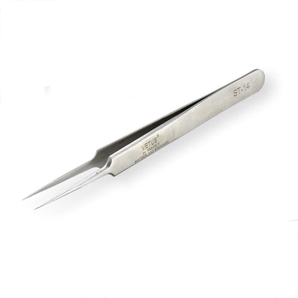 Vetus Tweezer ST14 Nonmagnetic Stainless Steel Pointed Tip