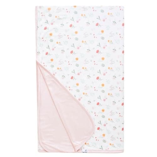 Copper Pearl Jumbo 3-Layer Baby Blanket: Soft Baby Quilts for Boys and Girls | Breathable, Cozy, Toddler Blanket | Baby Quilt for Newborns | 46x46 Premium Polyester/Rayon | Mabel