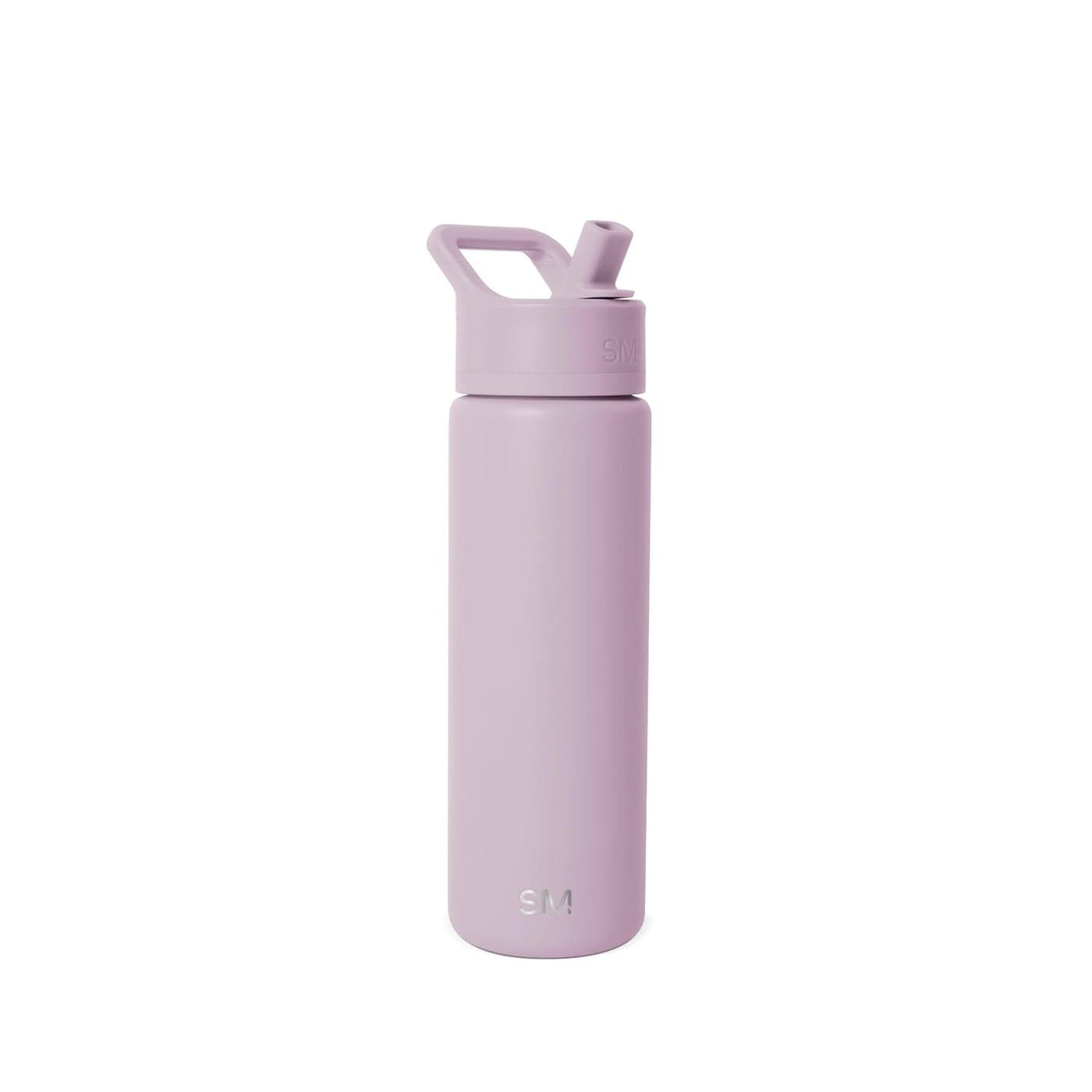 Simple Modern Water Bottle with Straw Lid Vacuum Insulated Stainless Steel Metal Cup Bottles Reusable Leak Proof BPAFree Flask for Gym Travel Sports Summit Collection 22oz Lavender Mist