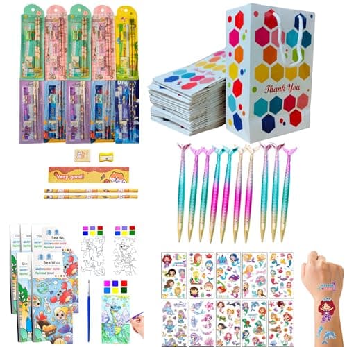 Birthday Popper 50 Pcs Mermaid Combo Pack as Birthday Return Gift for Girls of all Age Group
