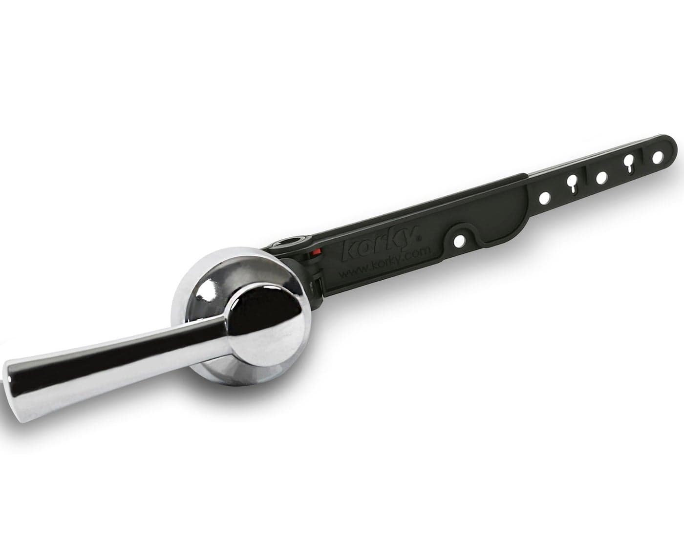 Korky 6054BP StrongARM Tank Lever Universal to Fit Front Angled Side Left and Right Mount Toilets Chrome Simple Style