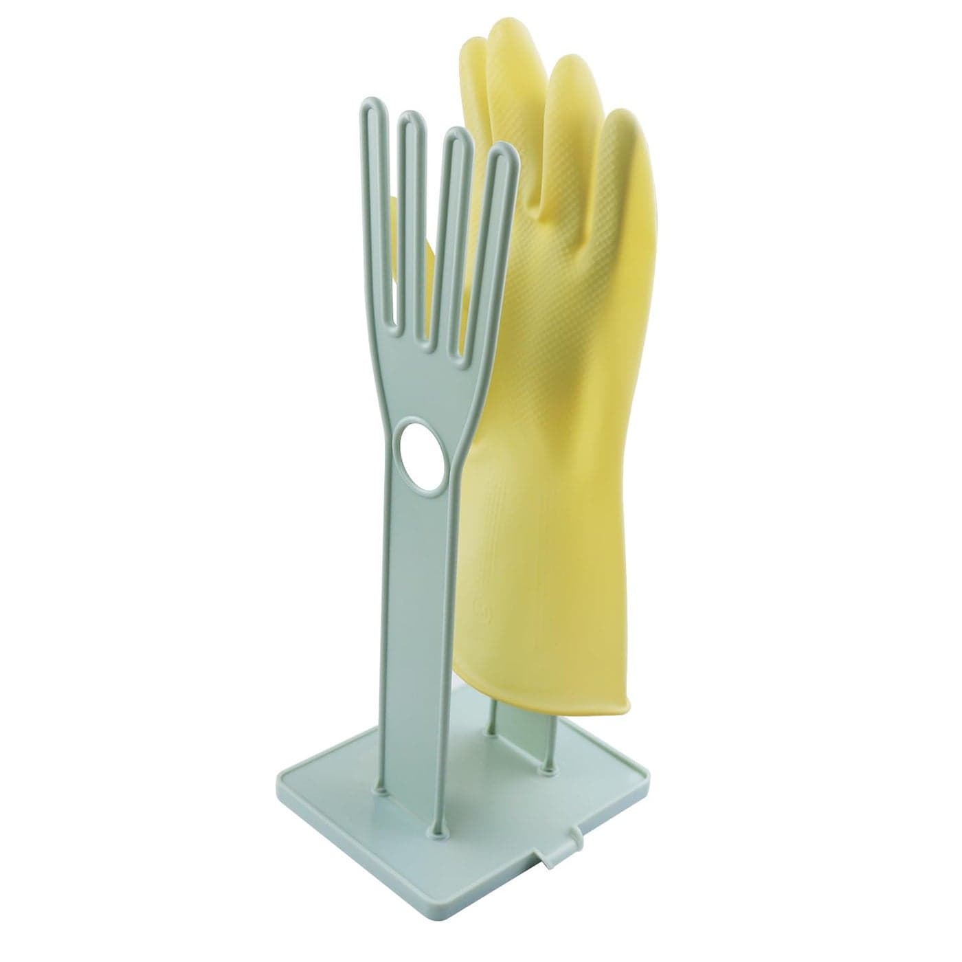 Bntyok Kitchen Gloves Holder Mitten Dryer Reusable Plastic Dish Washing Rack Sink Holder Stand Blue