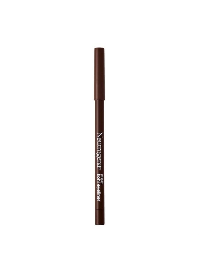 Smokey Kohl Eyeliner with Antioxidant Vitamin E, Water-Resistant & Smooth-Gliding Eyeliner Makeup, Dark Brown, 0.014 oz