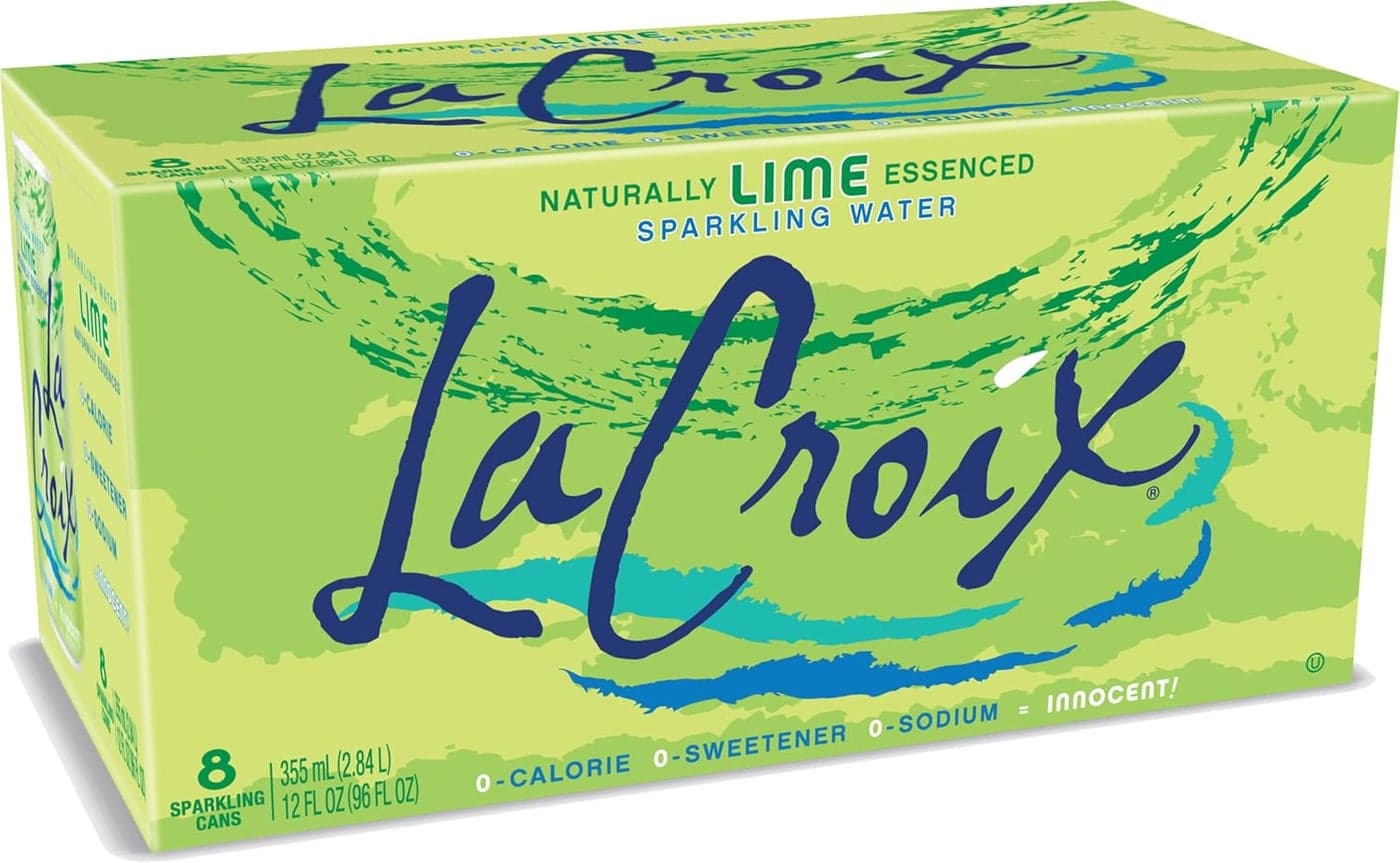 La Croix Sparkling Water Lime - 8 Cans
