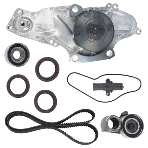 PAROD TKH-002 Timing Belt Kit with Water Pump fit for 2003-2020 Acura MDX RDX RL TL TSX ZDX, 2003-2017 Honda Accord Crosstour Odyssey Pilot Ridgeline, 2004-2007 Saturn Vue, 3.0L 3.2L 3.5L 3.7L V6