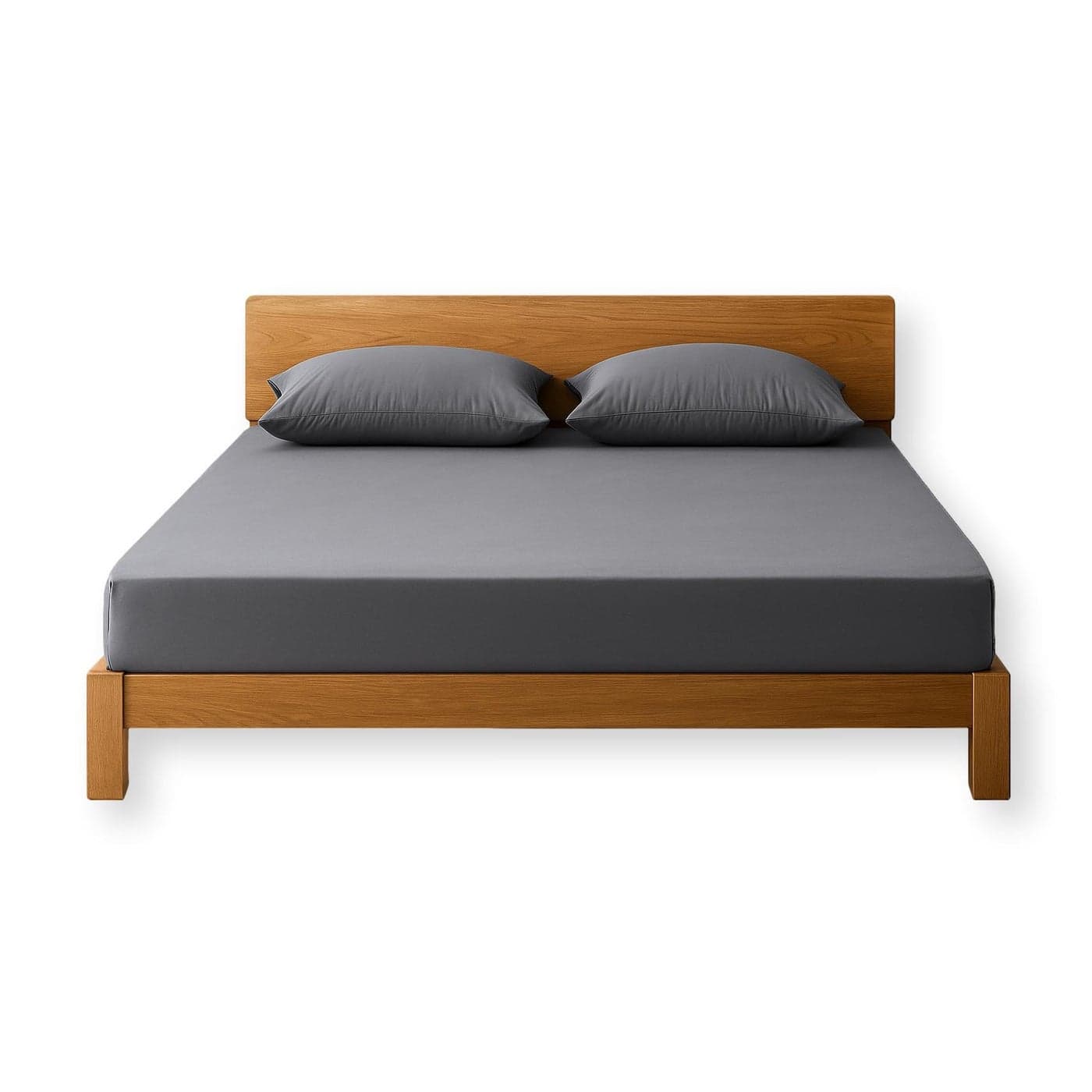 Earth Connected Fitted Grounding Sheets Twin Size 94 Organic Cotton 6 Pure Silver Fiber Pain Relief Gray 75x 39x 15