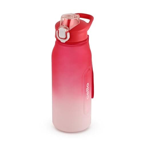 CELLO Rise N Shine Large Sipper Water Bottle, 1230ml Purple Pink | Leakproof, Easy to Carry, Lightweight | Gym Workout Sipper Bottle For Fitness, Office, School, Sports & Outdoor Hydration